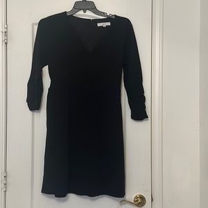 LOFT V-Neck Black Dress